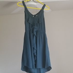 Green silk Rebecca Taylor dress
